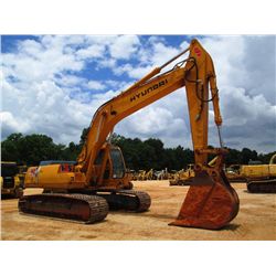 HYUNDAI 250LC-3 HYDRAULIC EXCAVATOR, S/N EN01E110127, STANDARD STICK, AUX HYD, ECAB W/AIR