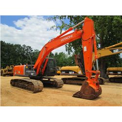 HITACHI ZX200LC-3 HYDRAULIC EXCAVATOR, S/N 320707 (11 YR) 42" BUCKET, THUMB, ECAB W/AIR