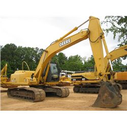 JOHN DEERE 200CLC HYDRAULIC EXCAVATOR, S/N 507722 (06 YR) 9'8" STICK, 30" BUCKET, ECAB W/AIR, METER 