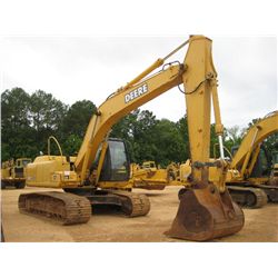 JOHN DEERE 200CLC HYDRAULIC EXCAVATOR, S/N 507190 (06 YR) 9'6" STICK, 52" BUCKET, ECAB W/AIR, METER 