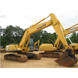 KOMATSU PC200LC-7 HYDRAULIC EXCAVATOR, S/N C50323 (04 YR) 9'-7" STICK, 42" BUCKET, ECAB W/AIR, METER