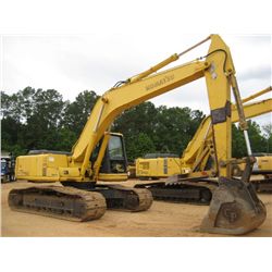 KOMATSU PC200LC-6 HYDRAULIC EXCAVATOR, S/N 107748, STANDARD STICK, 46" BUCKET, SOLEBSY THUMB, ECAB