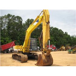 KOBELCO SK150LC HYDRAULIC EXCAVATOR, S/N YM-00418, 10'3" STICK, 42" BUCKET, THUMB, 28" TBG, ECAB, OD