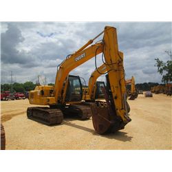 JOHN DEERE 120C HYDRAULIC EXCAVATOR, S/N 036011 (06 YR) 9'-11" STICK, 42" BUCKET, THUMB, AUX HYD, 28