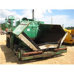 BARBER GREENE BG220B PAVER, S/N BG220B394, 16' SCREED, METER READING 2,725 HRS