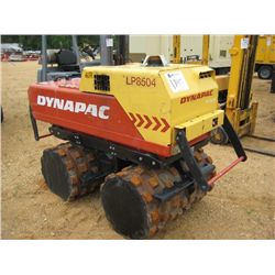 DYNAPAC LP8504 TRENCH ROLLER, S/N 501055, 34" PADFOOT DRUMS, WALK BEHIND