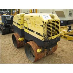WACKER RT TRENCH ROLLER, S/N 5503242 (04 YR) WALK BEHIND, 32" DRUMS, REMOTE