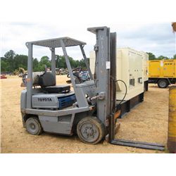 TOYOTA FORKLIFT, S/N 404FGG25-18096, 3 STAGE, LP GAS, ROLL BAR (DOES NOT RUN)
