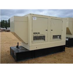 KOHLER 60REOZJB POWER STSTEM, S/N 2032939 (05 YR) SINGLE PHASE, 54.00 KW, DIESEL ENG, STAND BY UNIT,