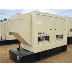 KOHLER 60REOZJB POWER SYSTEM, S/N 2031275 (05 YR) SINGLE PHASE, 54.00 KW, DIESEL ENG, STAND BY UNIT,