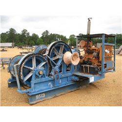 DOUBLE DRUM WATERFALL WINCH W/PERKIN'S DIESEL