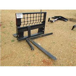 48" FORK ATTACHMENT, FITS SKID STEER LOADER