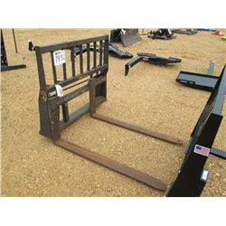 48" FORK ASSEMBLY, FITS SKID STEER LOADER