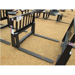 (UNUSED) VERSATECH 42" PALLET FORK, FITS SKID STEER LOADER