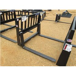 (UNUSED) VERSATECH 42" PALLET FORK, FITS SKID STEER LOADER