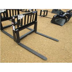 (UNUSED) VERSATECH 42" PALLET FORK, FITS SKID STEER LOADER