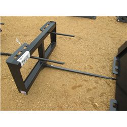 (UNUSED) VERSATECH HD HAY SPEAR 35000, SINGLE TINE, FITS SKID STEER LOADER