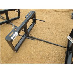 (UNUSED) VERSATECH HD HAY SPEAR 35000, SINGLE TINE, FITS SKID STEER LOADER