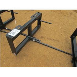 (UNUSED) VERSATECH HD HAY SPEAR 35000, SINGLE TINE, FITS SKID STEER LOADER