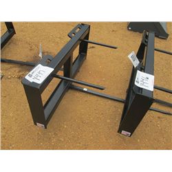 (UNUSED) VERSATECH HD HAY SPEAR 35000, SINGLE TINE, FITS SKID STEER LOADER