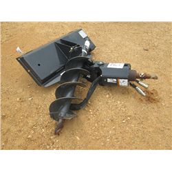BOBCAT 150 HYD AUGER W/12" BIT, FITS SKID STEER LOADER