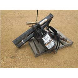 EDGE SK200H HYDRAULIC AUGER, W/10" BIT, FITS SKID STEER LOADER