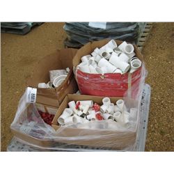 1 LOT MISC SIZE PVC FITTING