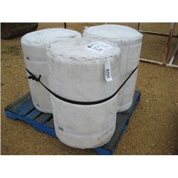 1 LOT (3) ROLL SPIRAL FABRIC 48"