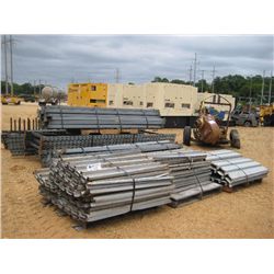 1 LOT (7) PALLETS OF HEAVY WAREHOUSE SHELVING, APPROX 96'