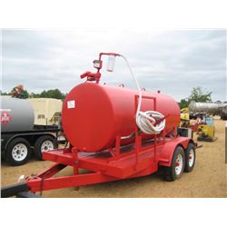 FUEL TANK W/12 VOLT PUMP & HOSE, MTD ON T/A TAG TRAILER, 30X9.5015LT TIRES