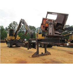 TIGERCAT 230 LOG LOADER, S/N 2300283 (99 YR) CTR 314 DELIMBER, CRG, ECAB, MTD ON PITTS T/A TRAILER, 