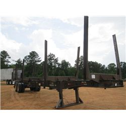 REBEL T/A 4 BOLSTER LOG TRAILER, S/N RT80524, 11R24.5 TIRES