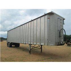 1995 PEERLESS 45' T/A CHIP TRAILER, S/N 1PLE04528SPD18095 (95 YR) KEITH WALKING FLOOR, OPEN TOP, 11R