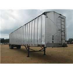 1997 PEERLESS 50' T/A CHIP TRAILER, S/N 1PLE05025VPF25254 WALKING FLOOR, 12R22.5 TIRES