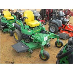 JOHN DEERE ZTRAK PRO ZERO TURN LAWN MOWER, S/N TC925AP012488, METER READING 1,960 HRS