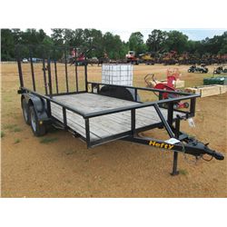 HEFTY 7'X14' T/A TAG TRAILER, S/N 7319