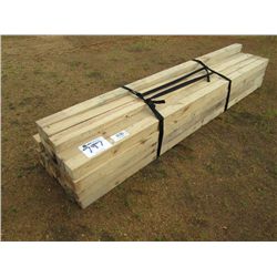 1 LOT (24) 4"X4"X9' PINE TIMBER