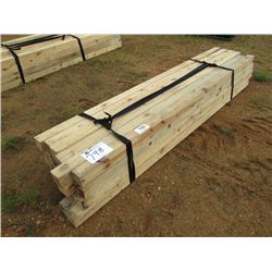 1 LOT (24) 4"X4"X9' PINE TIMBER