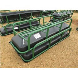 1 LOT (2) (UNUSED) 8' FEED BUNKS