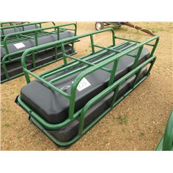 1 LOT (2) (UNUSED) 8' FEED BUNKS