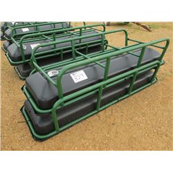 1 LOT (2) (UNUSED) 8' FEED BUNKS