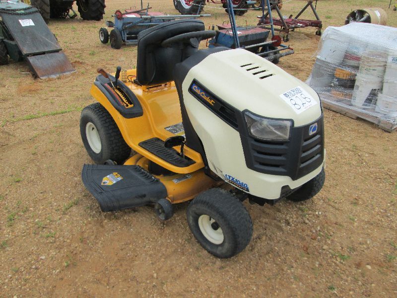 CUB CADET LTX 1040 RIDING LAWN MOWER, S/N 1F019H20072