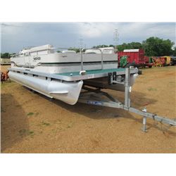 2001 SWEETWATER 24' PONTOON BOAT, S/N GDY3037EL001, MERCRUISER 130, CANOPY, ODOMETER READING 351 HRS