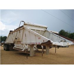 1999 RACNH T/A BOTTOM DUMP, S/N 1R9BSE503XL008610, GVWR 70,000, 20K AXLES, TARP, 11R22.5 TIRES