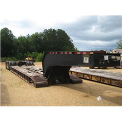 ETNYRE 24' TRI-AXLE DETACHABLE LOWBOY TRAILER, S/N 1E9Y24300WE11160, BOOM TROUGH, OUTRIGGERS, 11R22.
