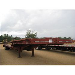 DACO MODEL HU19D4881 35 TON T/A LOWBOY TRAILER, S/N STC2506, 14' TOP DECK, 30' LOAD DECK, 4' DOVETAI