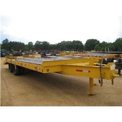 8' X 25' T/A TAG TRAILER, S/N 5' DOVETAIL, 5' RAMPS, LT245/75R16 TIRES