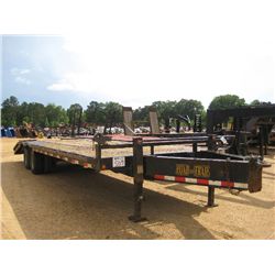 LOAD TRAIL 8' X 28' TAG TRAILER, S/N 411260, 5' DOVETAIL, 5' RAMPS, LT245/75R16 TIRES