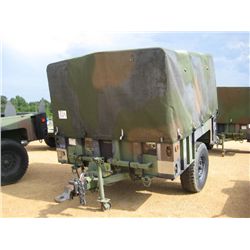 S/A CARGO TRAILER M1101, S/N 05752 (98 YR) 7'X 7' W/CANVAS TOP