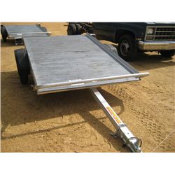 5' X 8' UTILITY SPORT S/A ALUMINUM TAG TRAILER, 5.30-12 TIRES